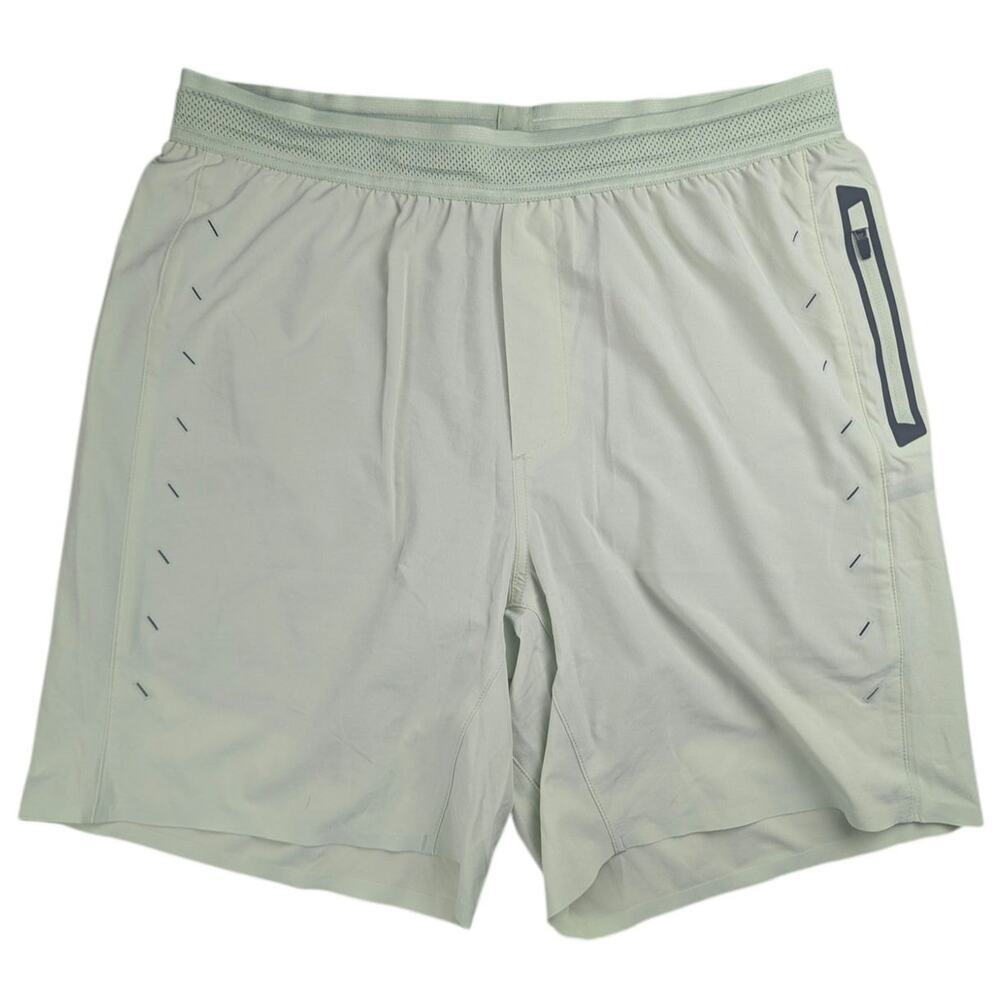 Ten Thousand Session Short Lined Medium Light Green 7 Inseam Athletic Workout